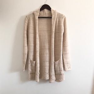 Brandy Melville Cream White Agnete Cardigan